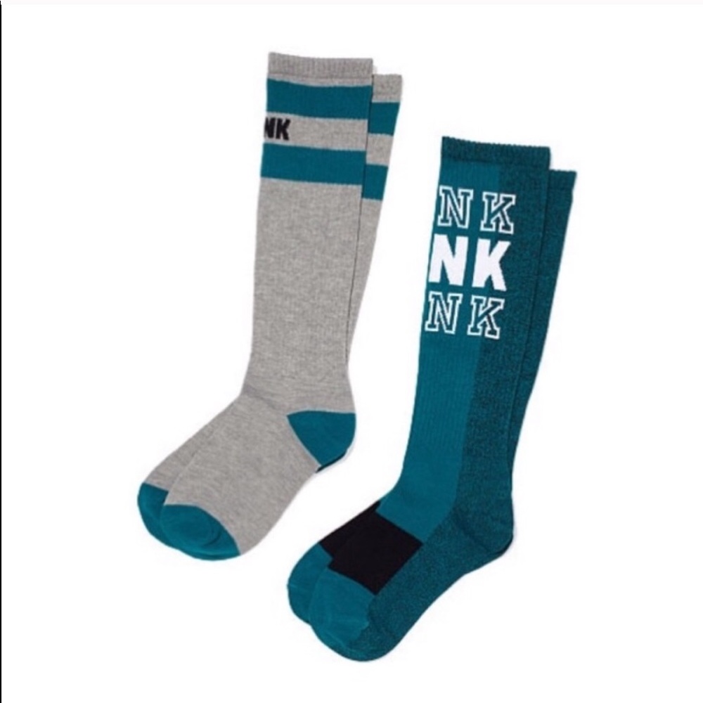 Vs Pink Knee High Socks